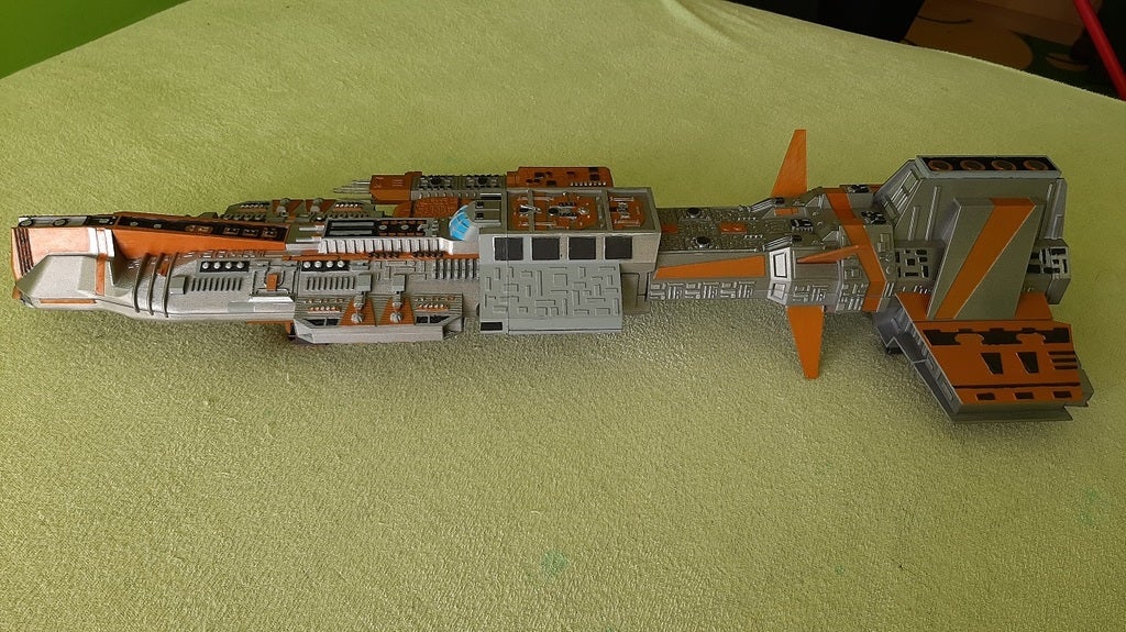 Aurora Class Battleship from Stargate preview 2