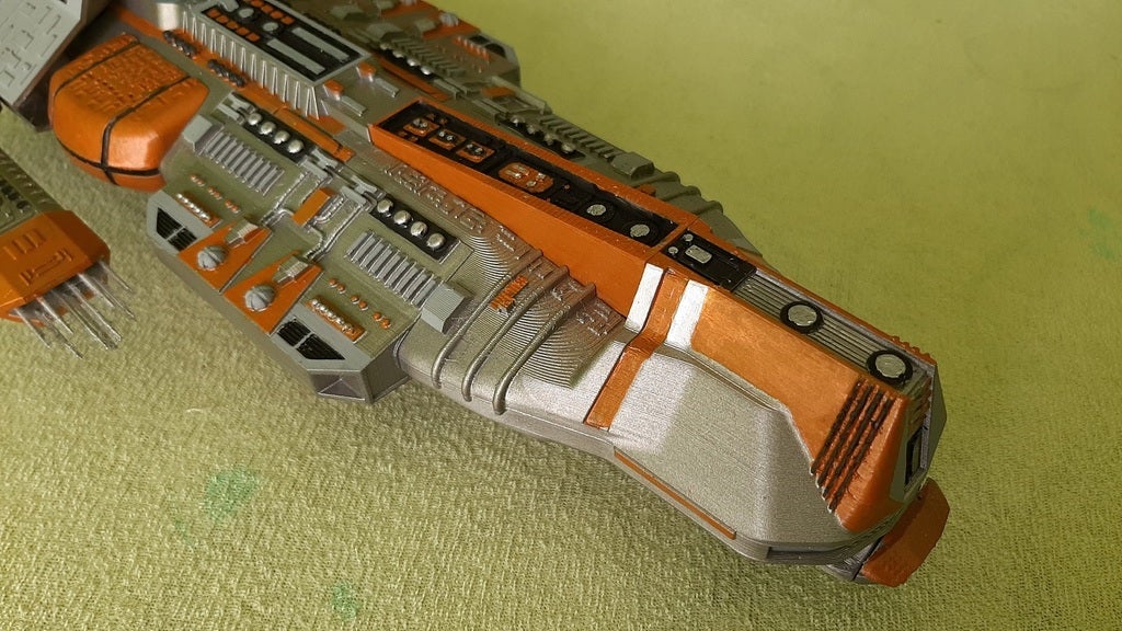 Aurora Class Battleship from Stargate preview 4