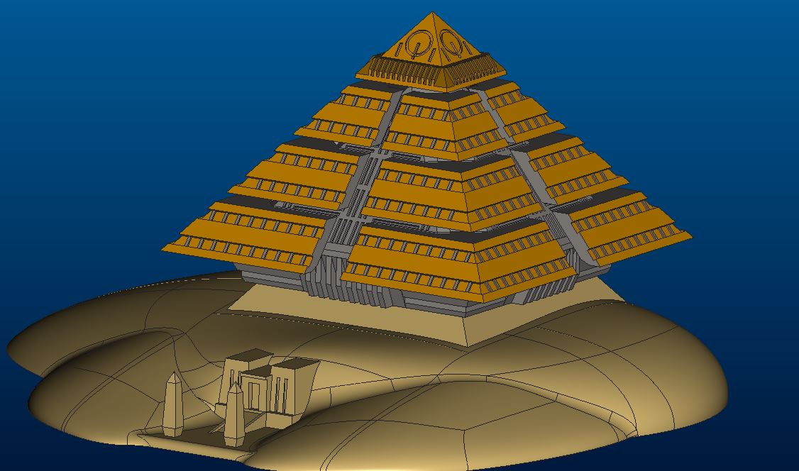 Pyramid Ship from the Star Gate preview 4