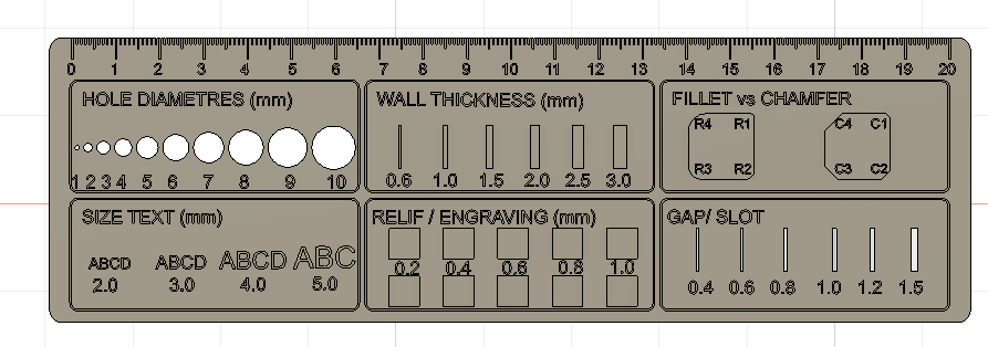 3D Printing Reference Ruler – Student Design Guide preview 5