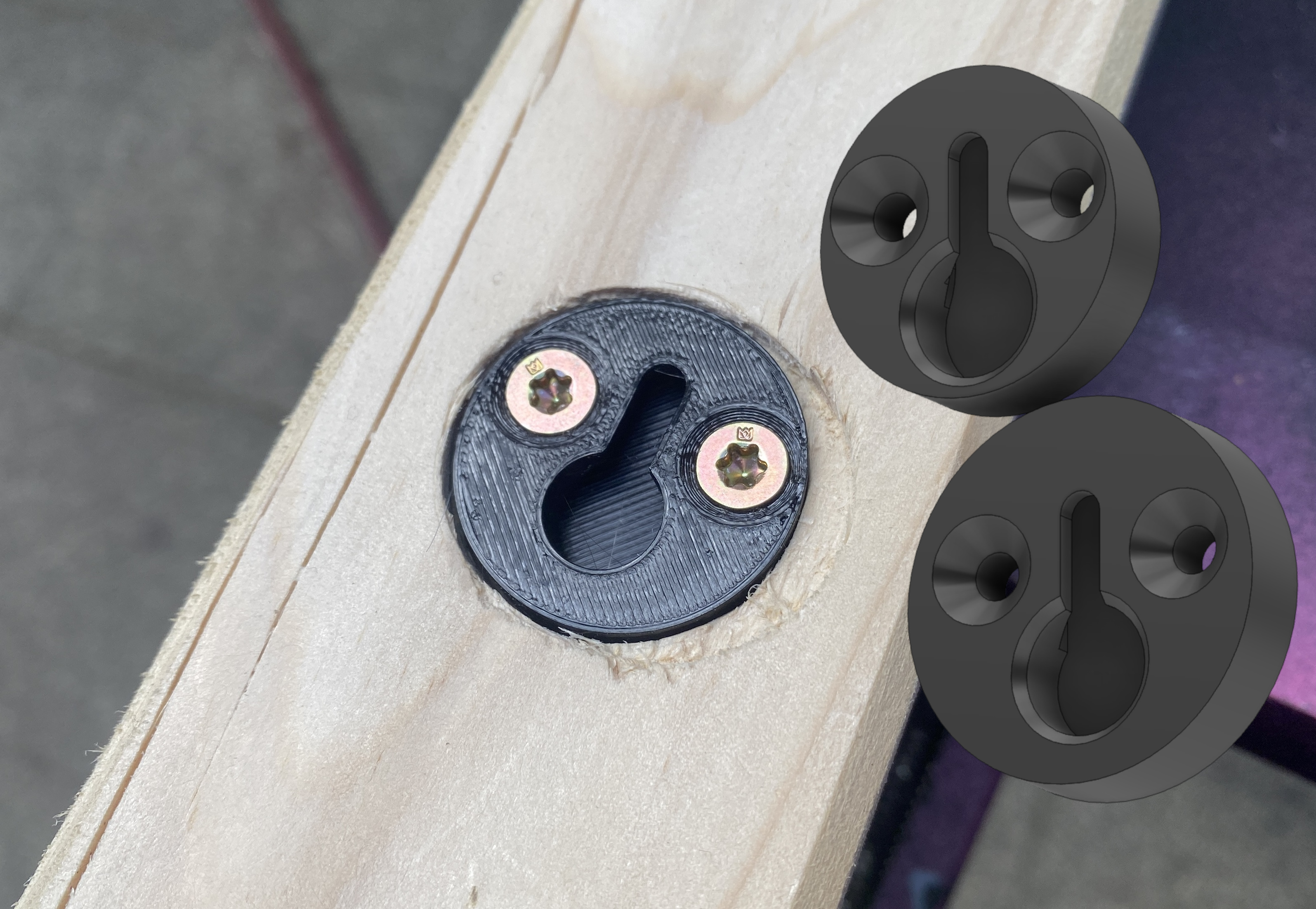 Insertable Wallhook for wooden parts preview