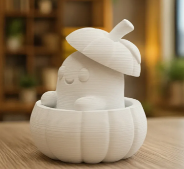 Cute Ghost In Pumpkin preview 2