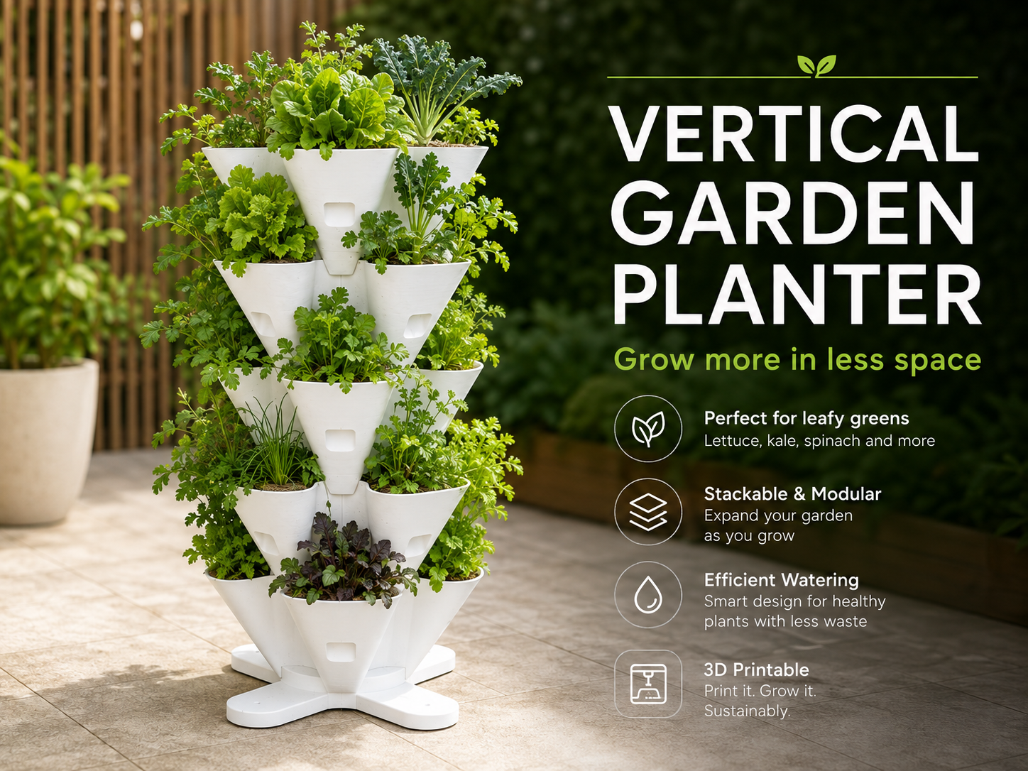 Stackable Vertical Garden Planter preview