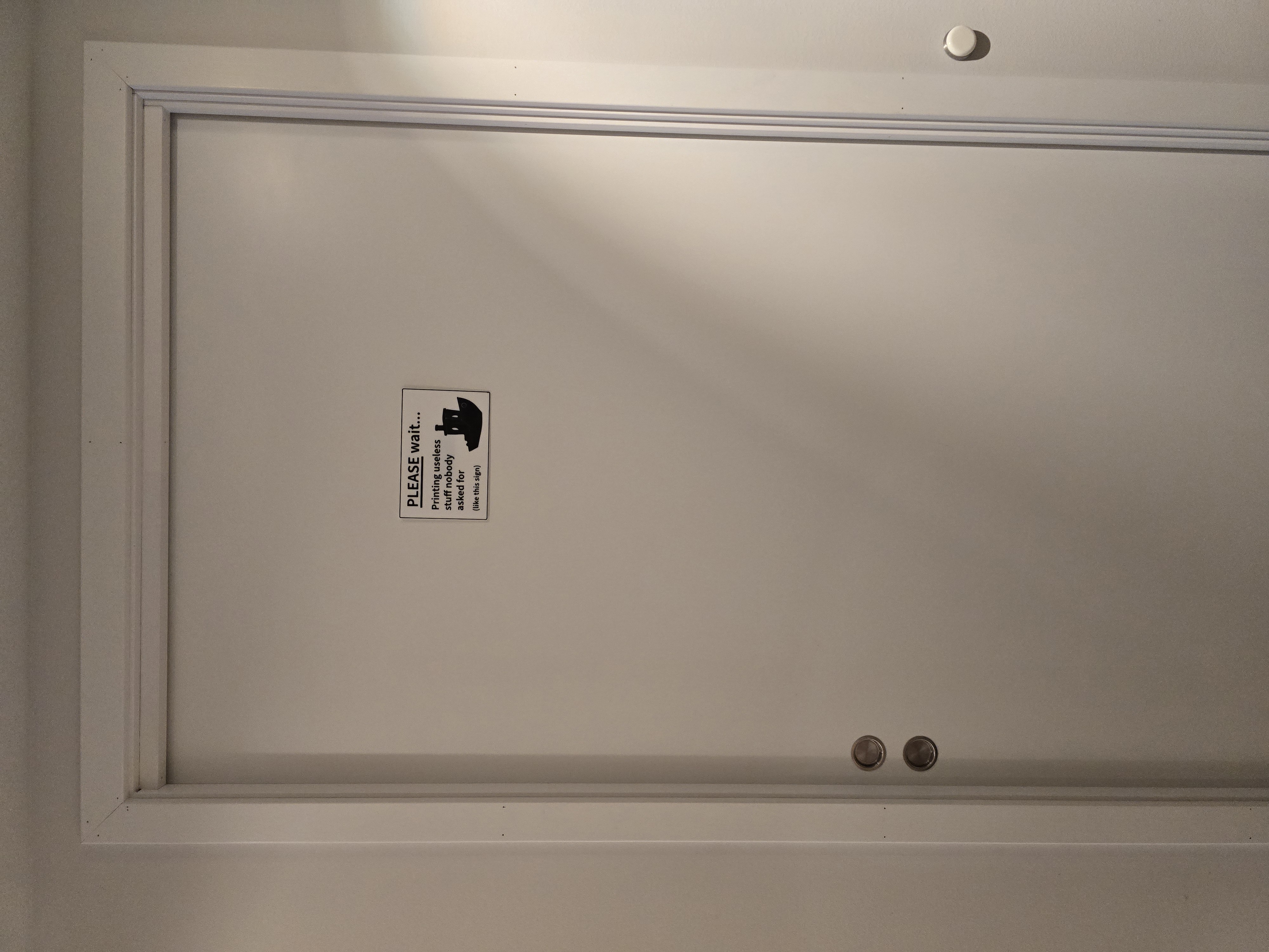 PLEASE wait, printing useful stuff nobody asked for (like this sign) (no MMU/AMS) preview 2