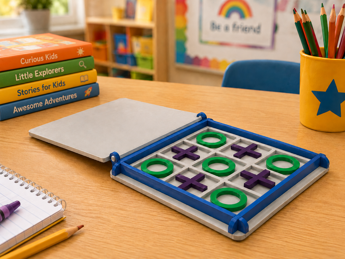 Hinged Travel Tic-Tac-Toe Game preview