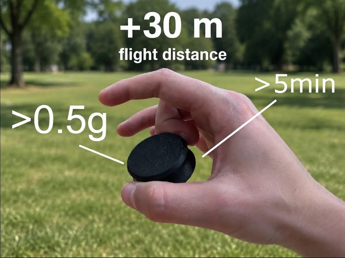 flying disc 0.65g | >5min printing! (+30 meters) preview